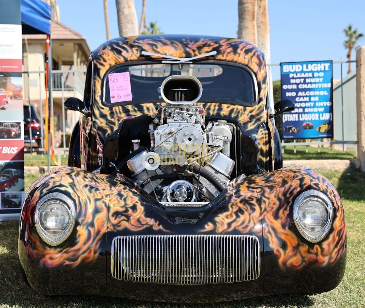 Classic car at a Houston-area car show