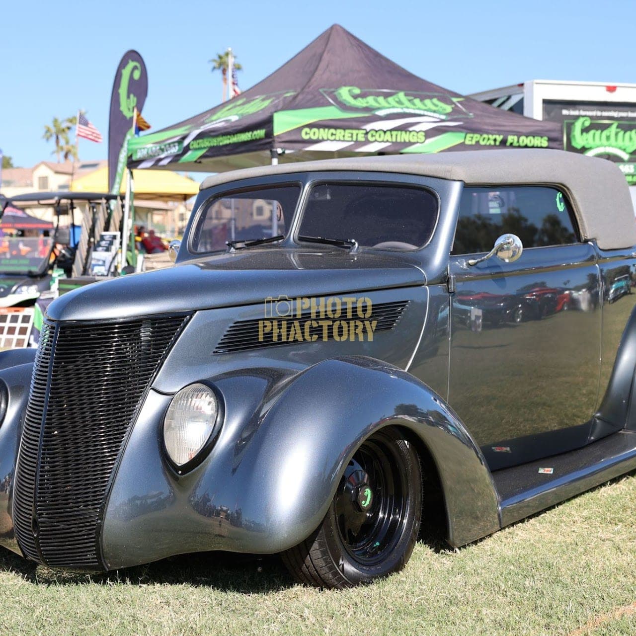 Detailed shot of a show vehicle