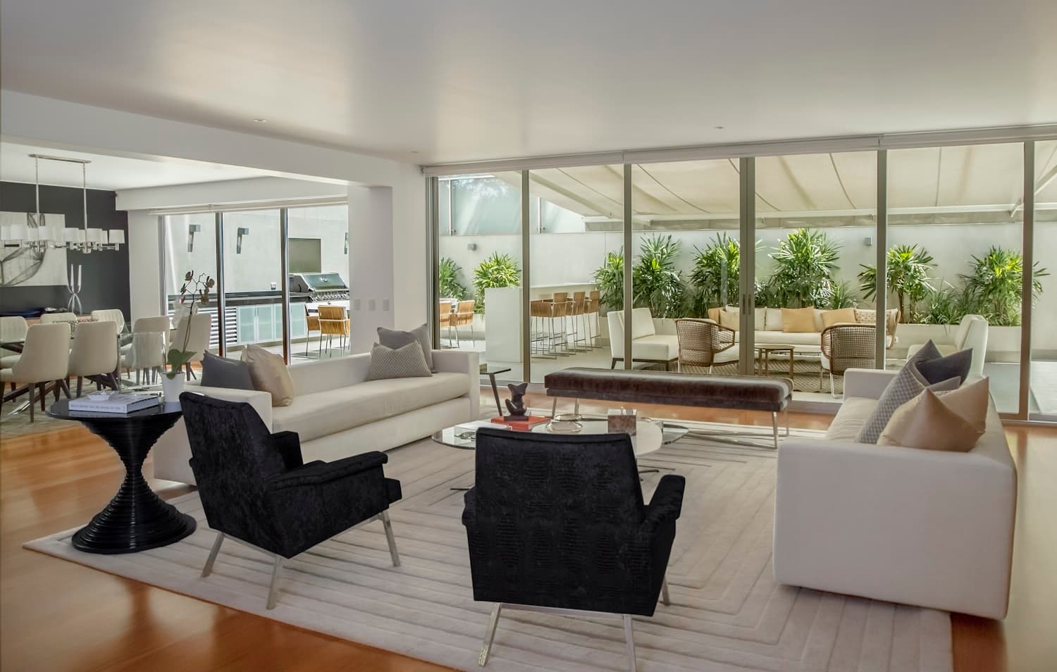 A bright, professionally photographed interior